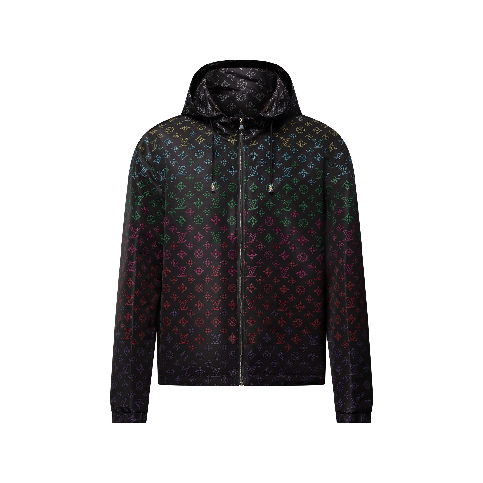 Monogram Flowers Gradient Printed Windbreaker - Luxury Ready to